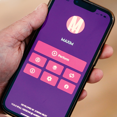 Maxim Physical Copy (App & Online Instruction) by Lloyd Barnes - Trick